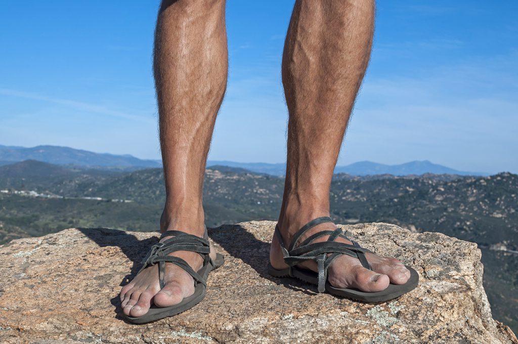 man shins